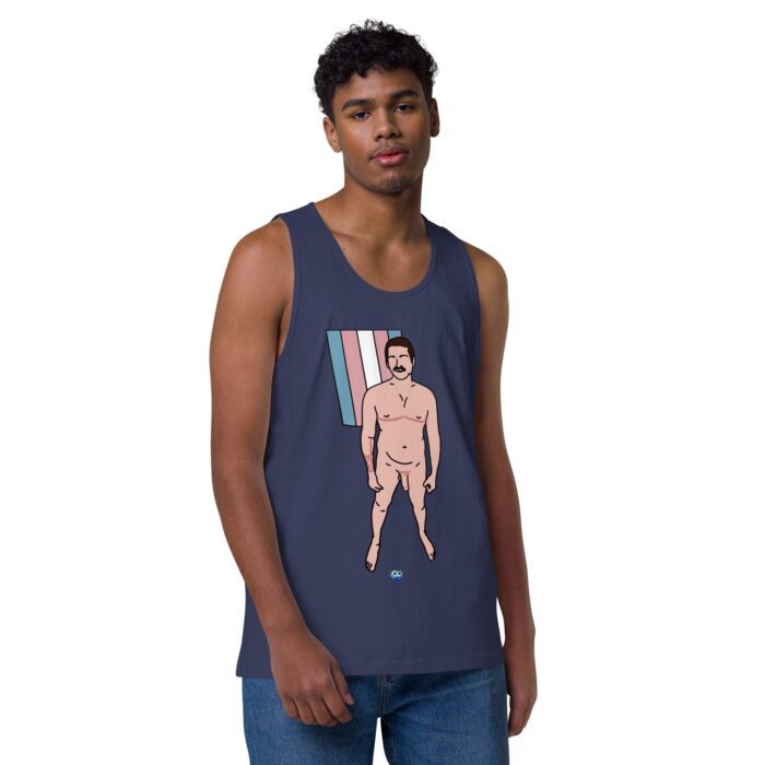 Men’s premium tank top - Scars - Image 12
