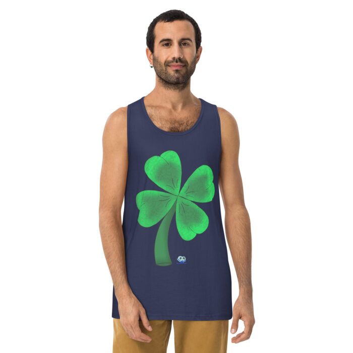 Men’s premium tank top - Shamrocky Mountain Oysters - Image 7