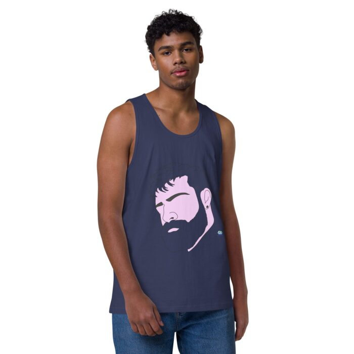 Men’s premium tank top - Smolder - Image 22