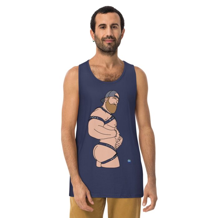 Men’s premium tank top - Straps - Image 12