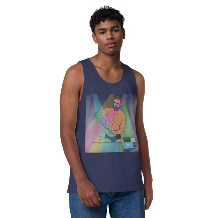 Men’s premium tank top - The Bartender - Image 22