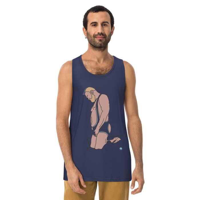 Men’s premium tank top - The Edge - Image 11