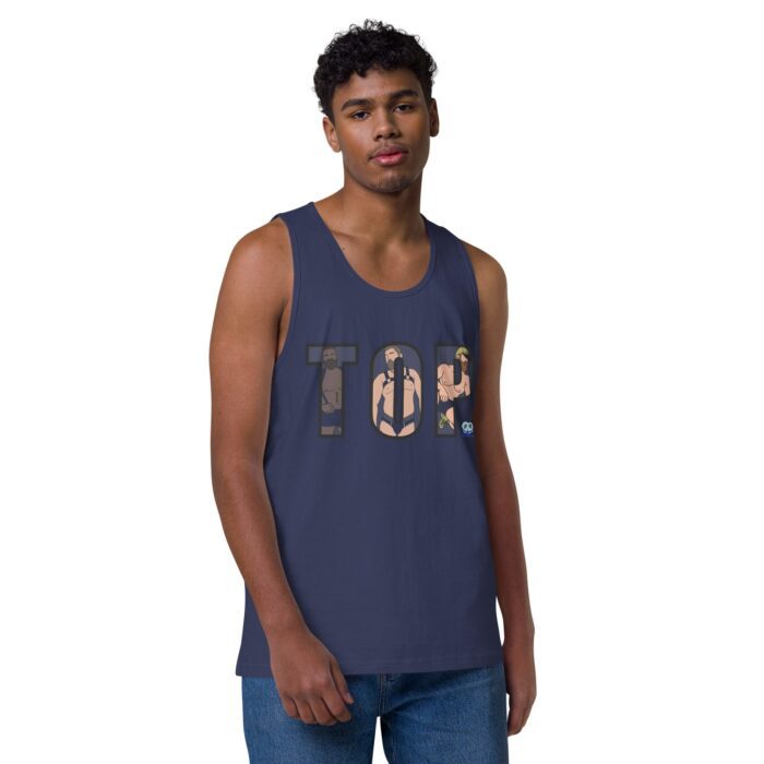 Men’s premium tank top - TOP Cutout - Image 12
