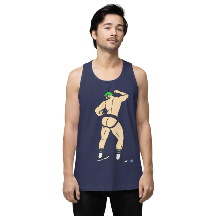 Men’s premium tank top - Up Against The Wall - Image 27