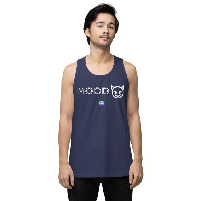 Men’s premium tank top - Mood Horny Devil Emoji - Image 26