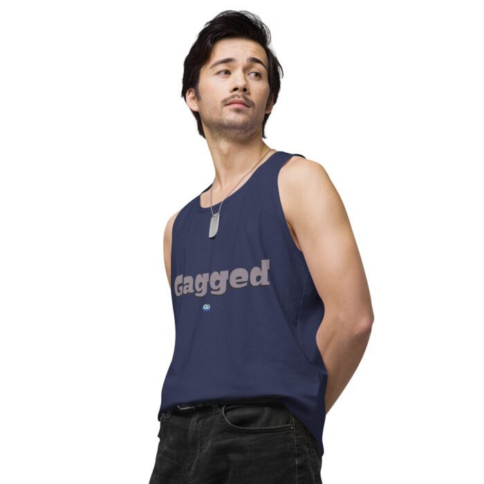 Men’s premium tank top - Gagged - Image 30