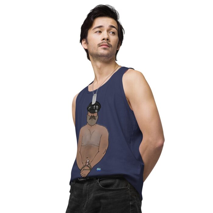 Men’s premium tank top - Hairy Daddy - Image 30