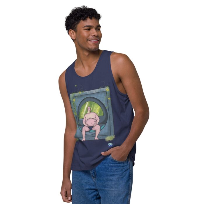 Men’s premium tank top - Heavy Meditation - Image 20