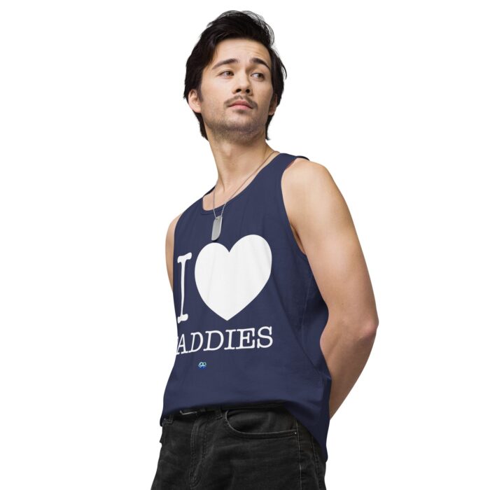 Men’s premium tank top - I Heart Daddies - Image 29