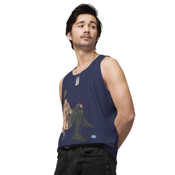 Men’s premium tank top - Leather and Lace - Image 30