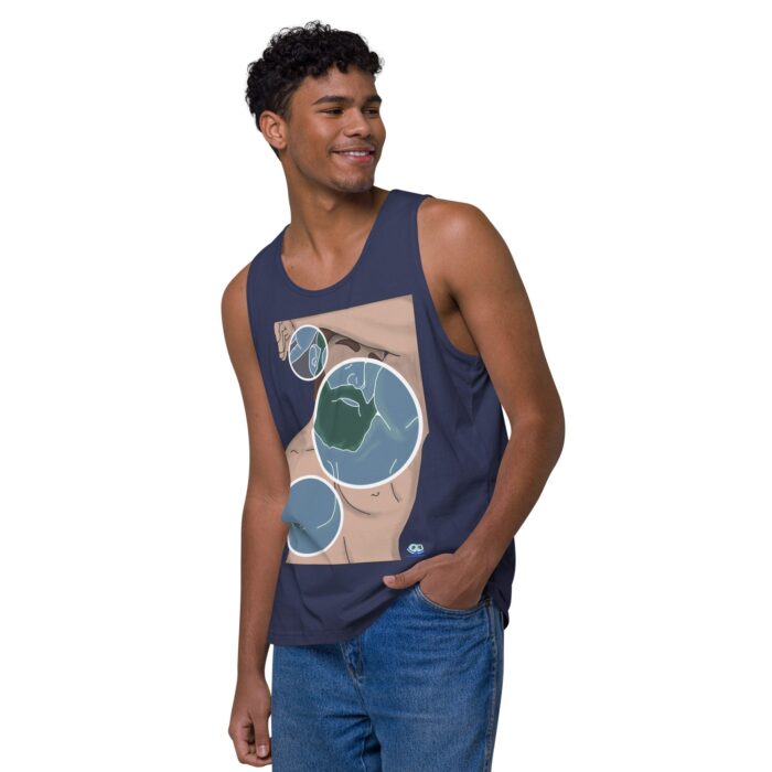 Men’s premium tank top - Negative Feelings - Image 16