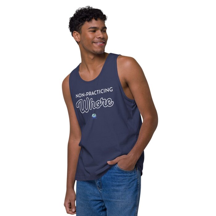 Men’s premium tank top - Non-Practicing Whore - Image 23