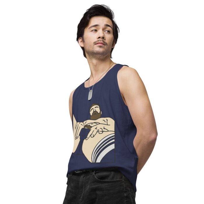 Men’s premium tank top - Peekaboo Bush - Image 30
