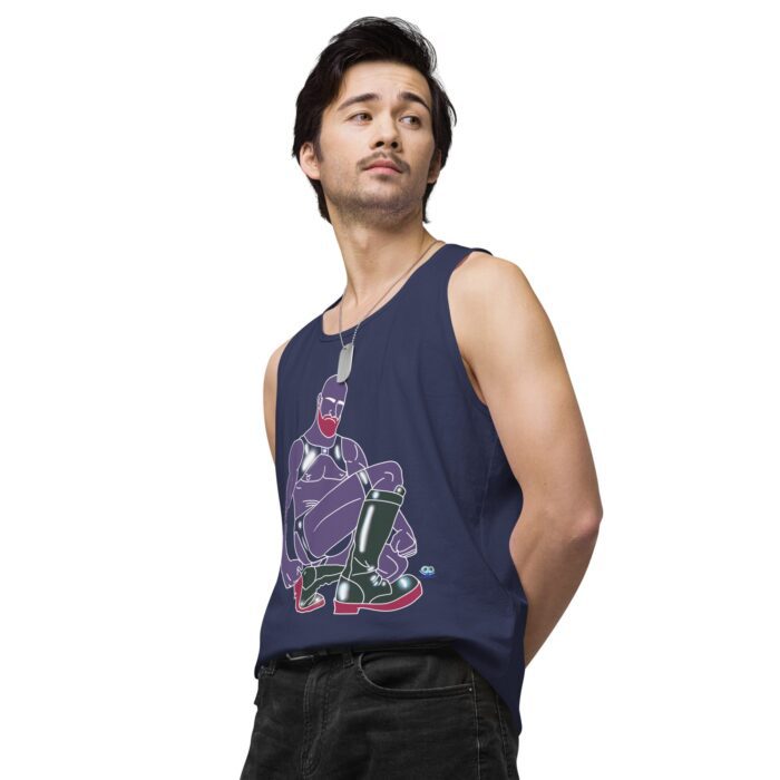 Men’s premium tank top - Rubber Daddy - Image 29