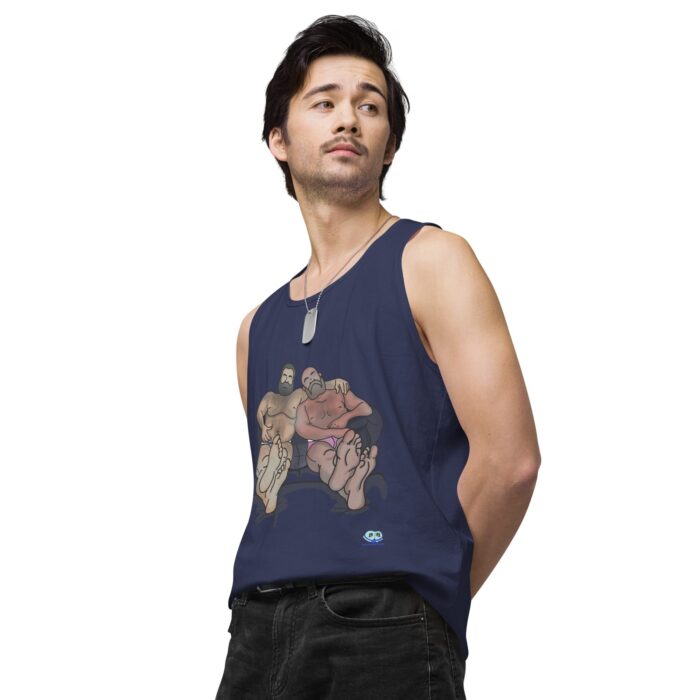 Men’s premium tank top - Staying In - Image 29