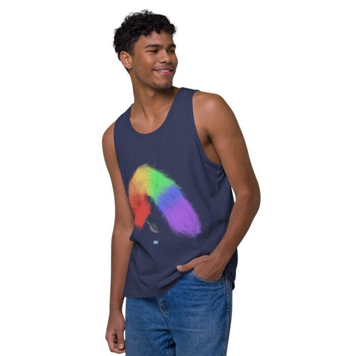Men’s premium tank top - Tails - Image 23