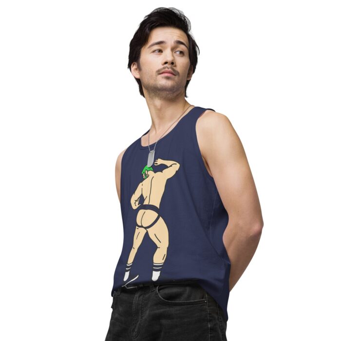 Men’s premium tank top - Up Against The Wall - Image 30