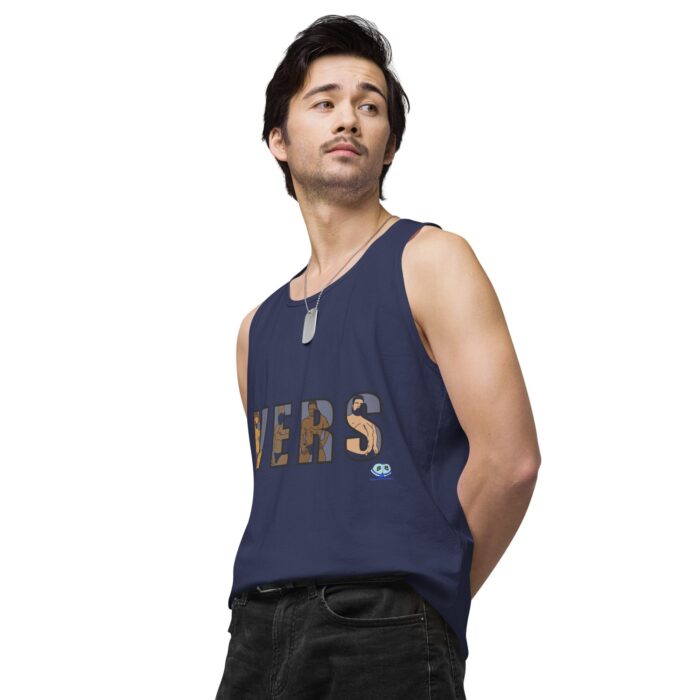 Men’s premium tank top - VERS Cutout - Image 30
