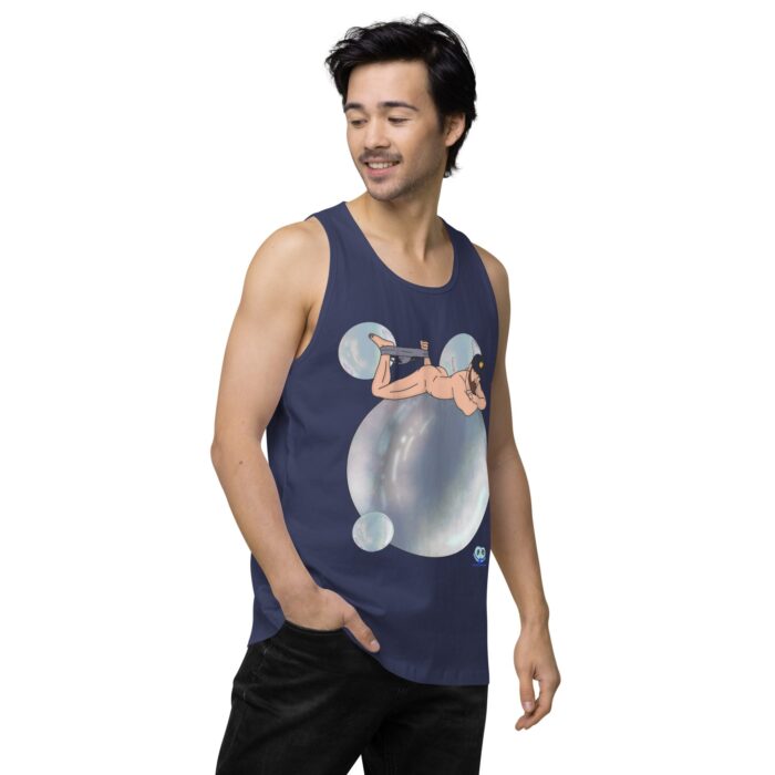 Men’s premium tank top - Bubbles - Image 29