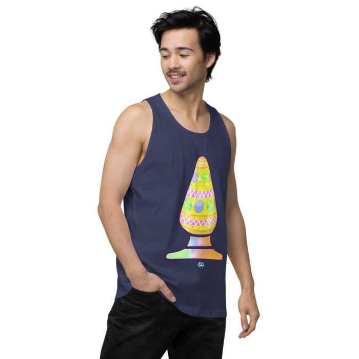 Men’s premium tank top - Easter Egg Butt Plug - Image 19