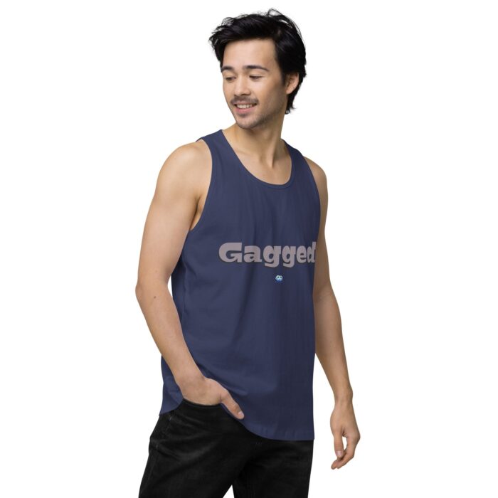 Men’s premium tank top - Gagged - Image 29