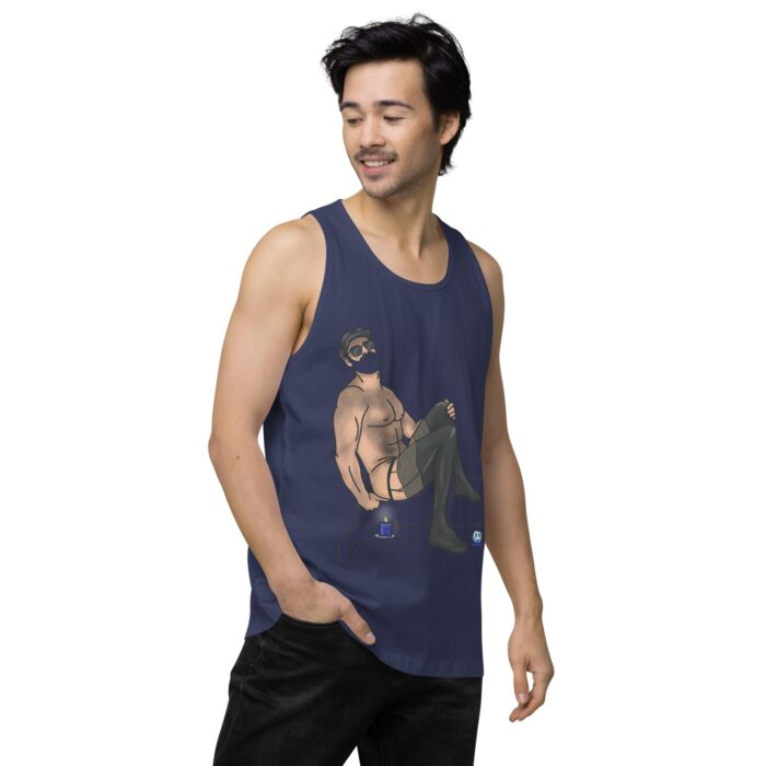 Men’s premium tank top - Leather and Lace - Image 29