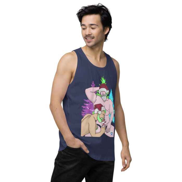 Men’s premium tank top - Peppermint Stick - Image 28