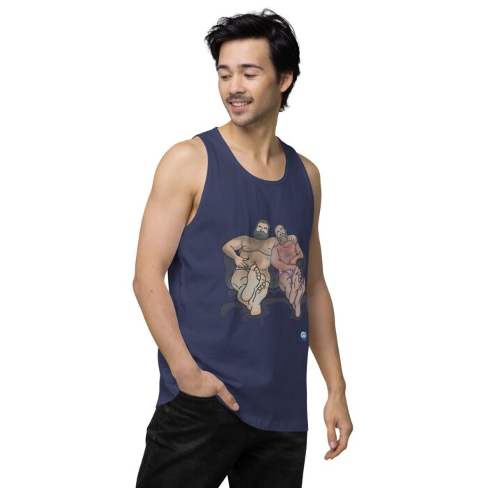 Men’s premium tank top - Staying In - Image 28