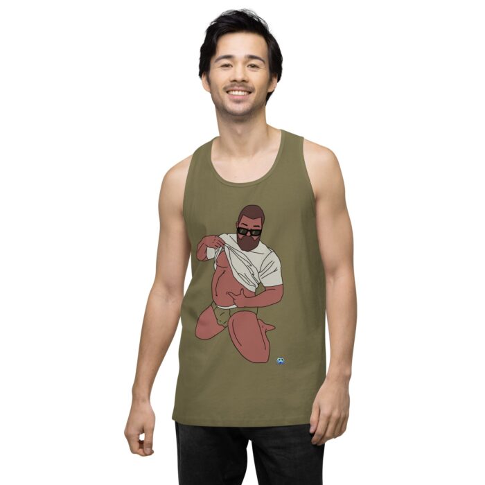Men’s premium tank top - Belly Pride - Image 33