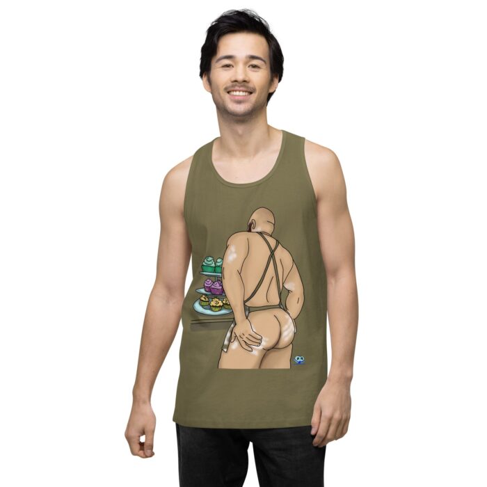 Men’s premium tank top - Cakes - Image 15