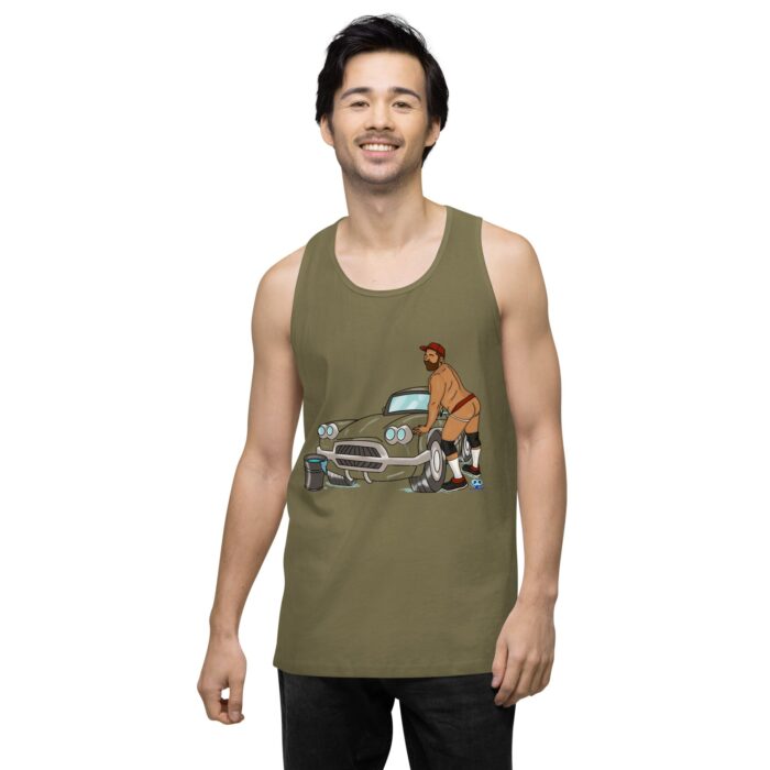 Men’s premium tank top - Car Wash - Image 15