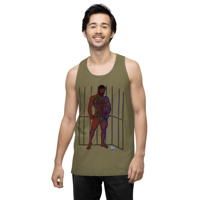 Men’s premium tank top - Busted - Image 15