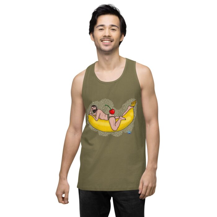 Men’s premium tank top - Cherry on Top - Image 33