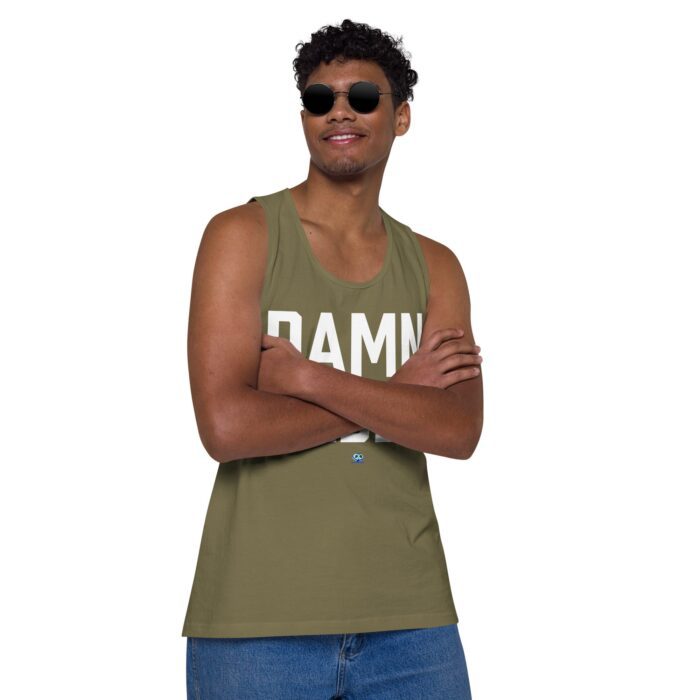 Men’s premium tank top - Damn Daddy - Image 26
