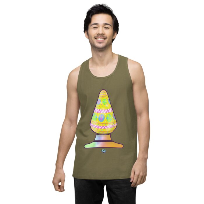 Men’s premium tank top - Easter Egg Butt Plug - Image 23