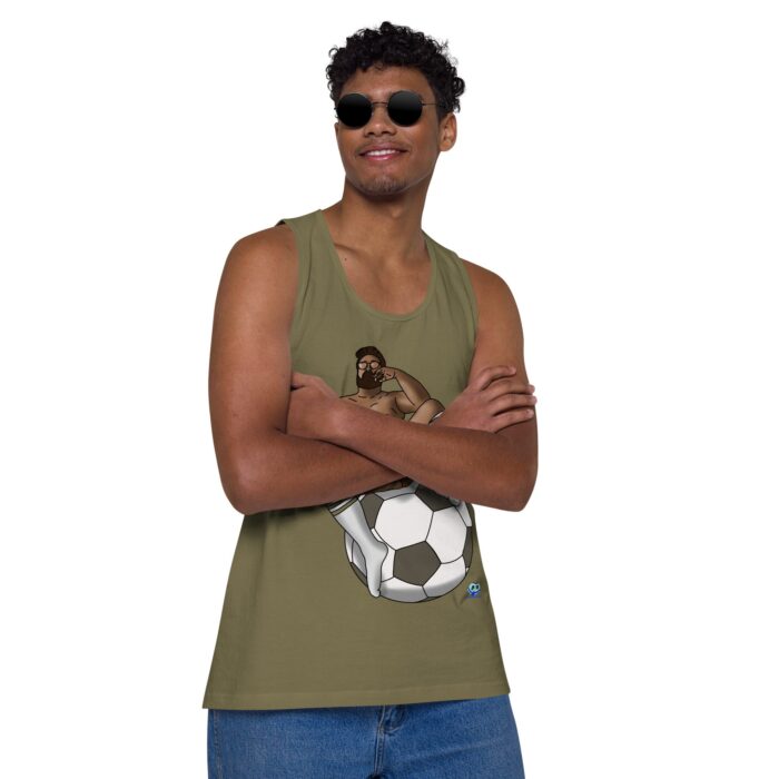 Men’s premium tank top - Futbal / Soccer - Image 26