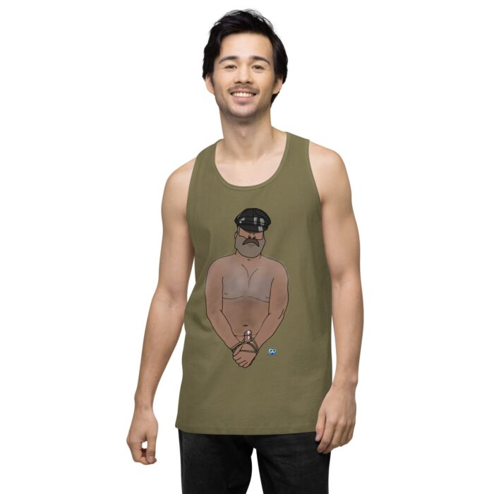 Men’s premium tank top - Hairy Daddy - Image 33