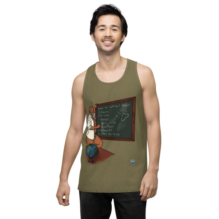 Men’s premium tank top - How To Attract A Bear - Image 33