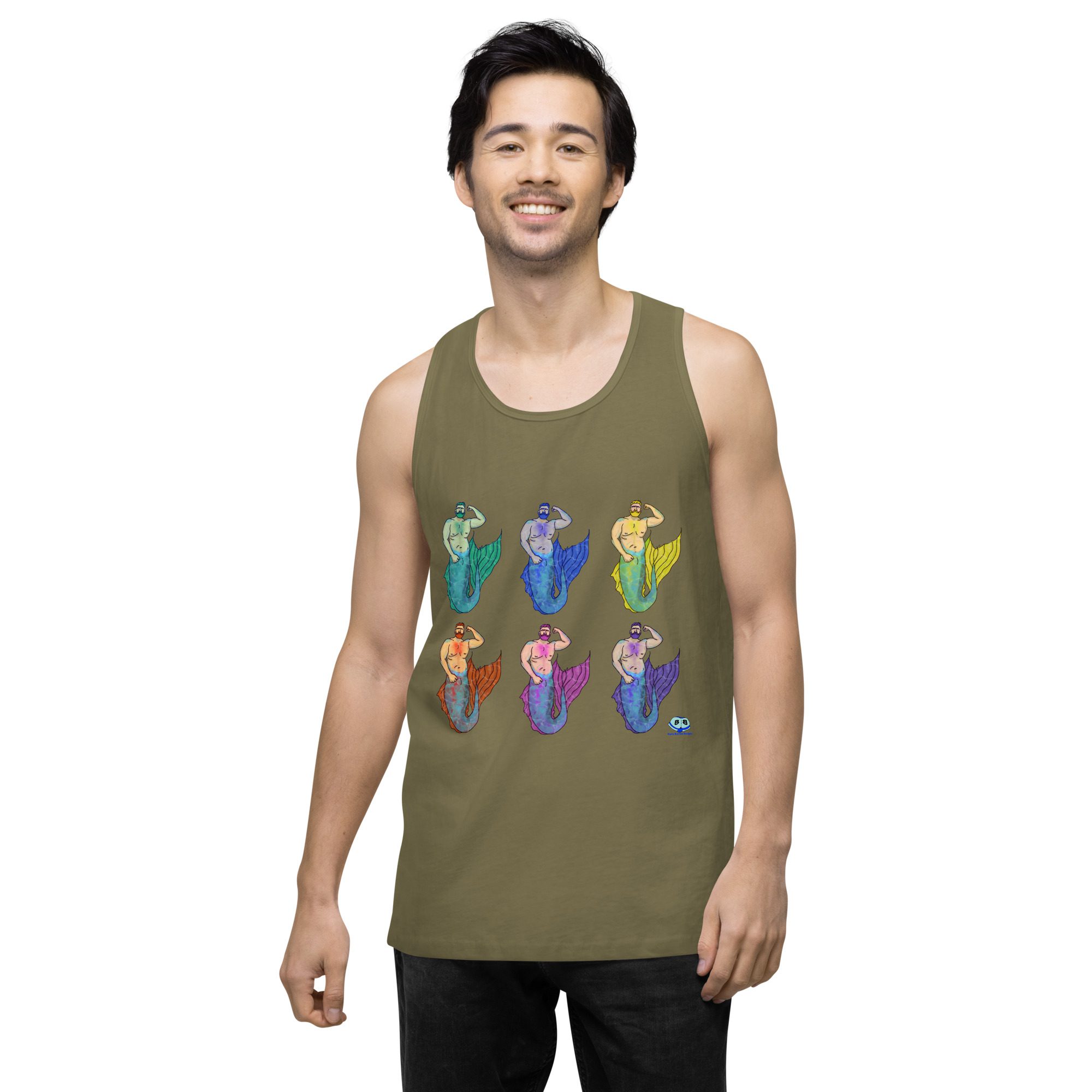 Men’s premium tank top - MerCub Multi - Image 14