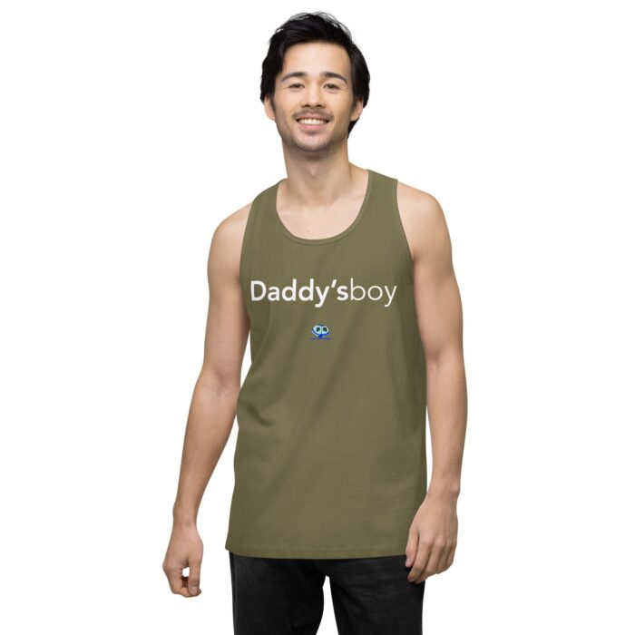 Men’s premium tank top - Daddys Boy - Image 32