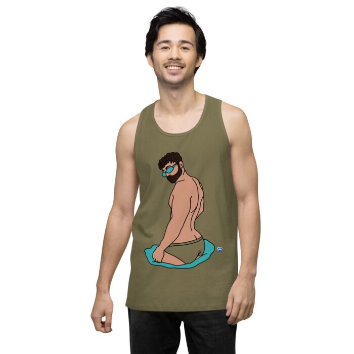 Men’s premium tank top - Pool Boy - Image 32