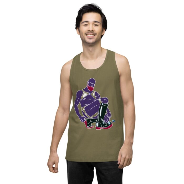 Men’s premium tank top - Rubber Daddy - Image 32