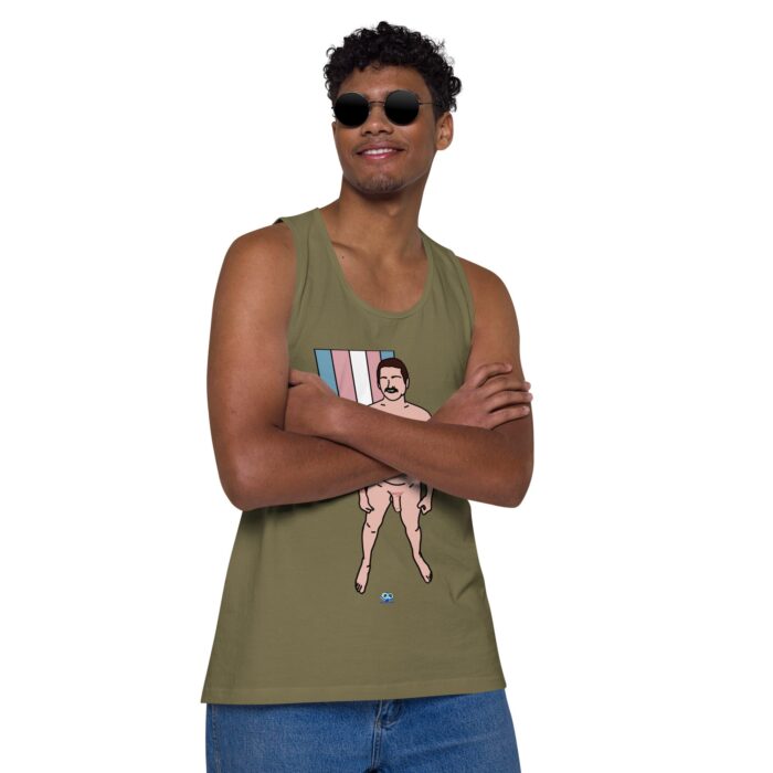 Men’s premium tank top - Scars - Image 15