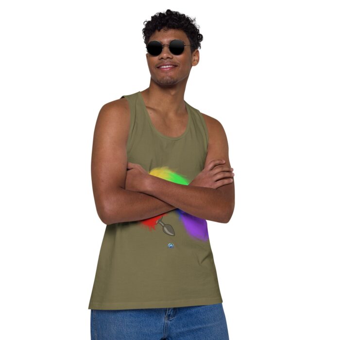 Men’s premium tank top - Tails - Image 26
