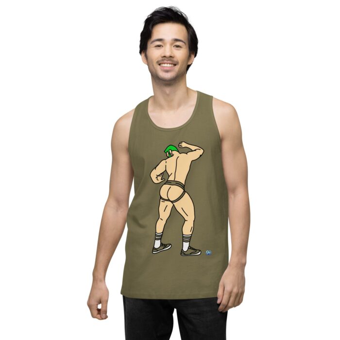 Men’s premium tank top - Up Against The Wall
