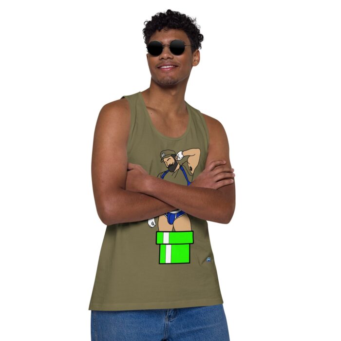 Men’s premium tank top - Warp Pipe Dreams - Image 26