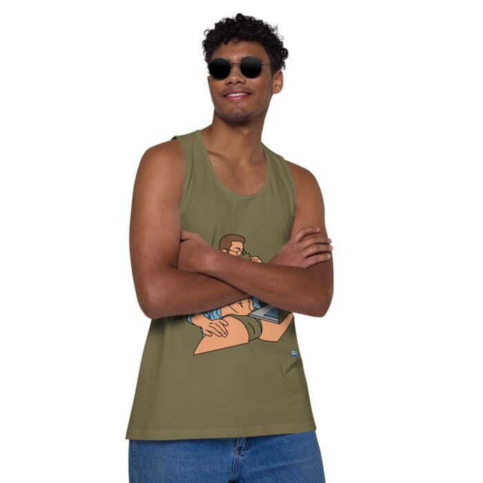 Men’s premium tank top - Work from Home - Image 27