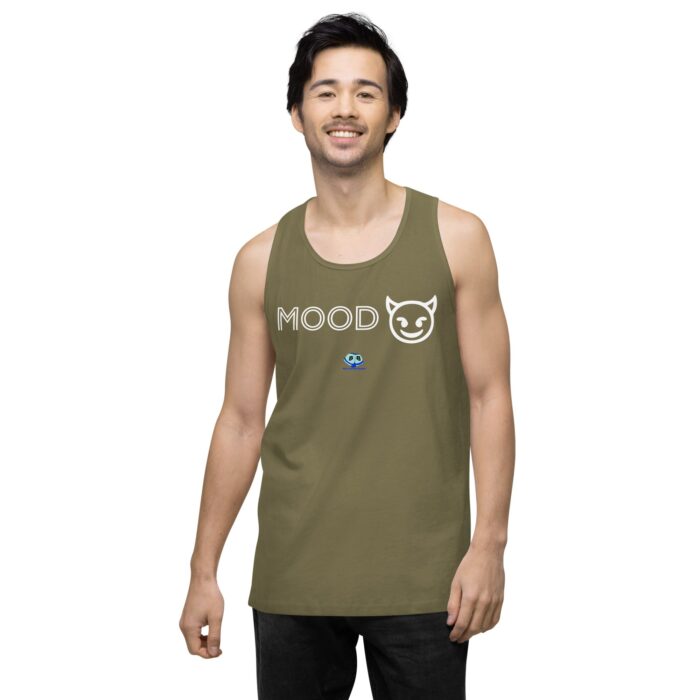 Men’s premium tank top - Mood Horny Devil Emoji - Image 32