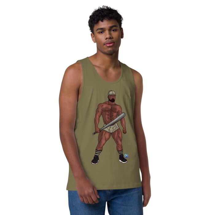 Men’s premium tank top - Batter Up - Image 26