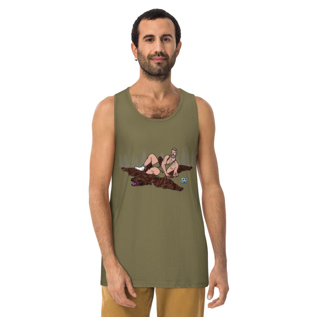 Men’s premium tank top - Bear Skin